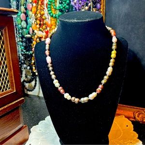 Dyed Freshwater Pearl Necklace